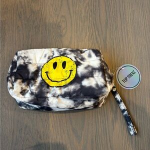 Kids Tie-Dye Smiley Face Bag - Black and Yellow